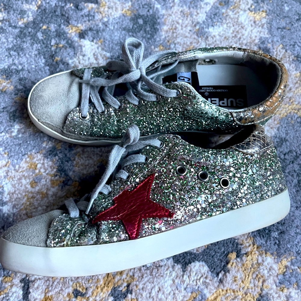 Golden Goose Glitter Sneakers